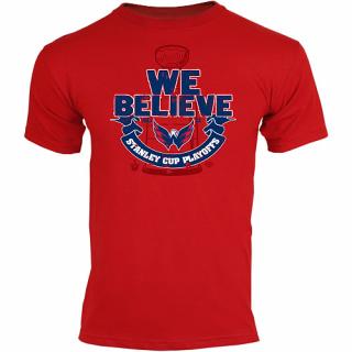 Tričko - We Believe NHL Playoffs - Washington Capitals Velikost: L