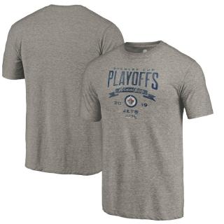 Tričko Winnipeg Jets 2019 Stanley Cup Playoffs Bound Buzzer Beater Tri-Blend Velikost: M