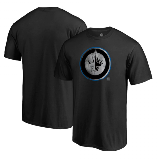 Tričko Winnipeg Jets Branded Core Smoke T-Shirt - Black Velikost: L