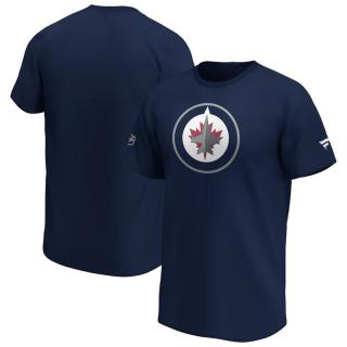 Tričko Winnipeg Jets Iconic Primary Colour Logo Graphic Velikost: L