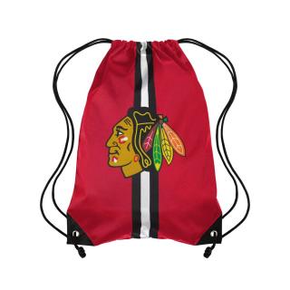 Vak Chicago Blackhawks FOCO Team Stripe Drawstring Backpack