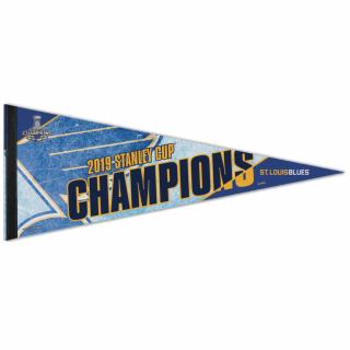 Vlajka St. Louis Blues WinCraft 2019 Stanley Cup Champions 12'' x 30'' Premium Pennant