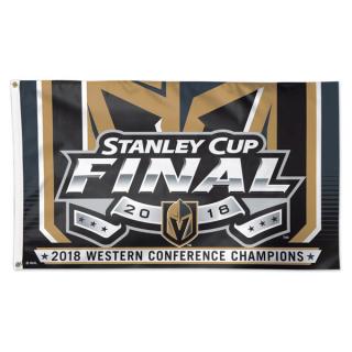 Vlajka Vegas Golden Knights 2018 Western Conference Champions On-Ice Flag Velikost: USA