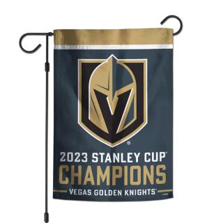 Vlajka Vegas Golden Knights 2023 Stanley Cup Champions 12'' x 18'' Double-Sided Garden Flag