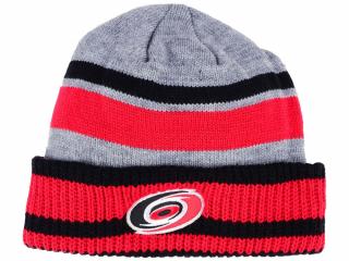 Zimní čepice Carolina Hurricanes adidas NHL Heathered Grey Beanie