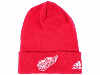 Zimní čepice Detroit Red Wings adidas NHL Basic Cuff Knit