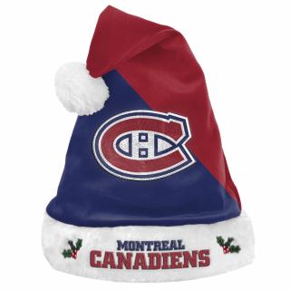 Zimní čepice Montreal Canadiens FOCO Colorblock Santa Hat