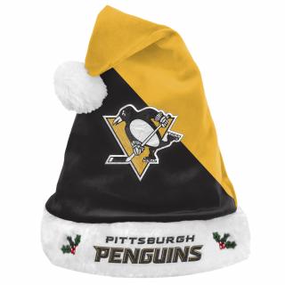 Zimní čepice Pittsburgh Penguins FOCO Colorblock Santa Hat