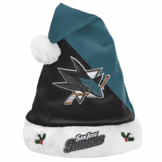 Zimní čepice San Jose Sharks FOCO Colorblock Santa Hat