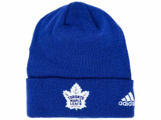 Zimní čepice Toronto Maple Leafs adidas NHL Basic Cuff Knit