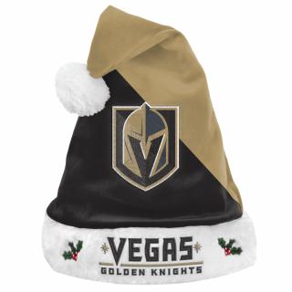 Zimní čepice Vegas Golden Knights FOCO Colorblock Santa Hat