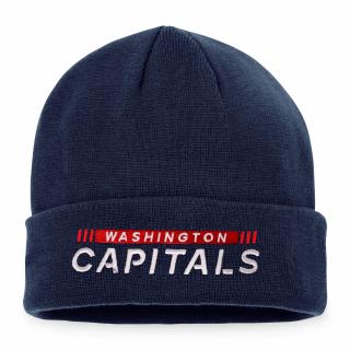 Zimní čepice Washington Capitals Authentic Pro Game & Train Cuffed Knit Athletic Navy