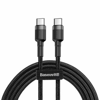 Baseus Cafule kabel USB-C PD / USB-C PD 2.0 / 2m / 3A / 60W černý CATKLF-HG1