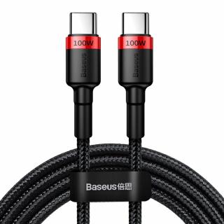 Baseus Cafule kabel USB-C PD / USB-C PD 2.0 / 2m / 5A / 100W / 20V černá/red CATKLF-AL91