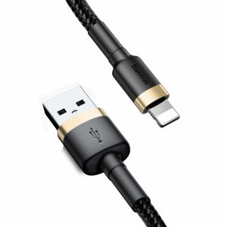 Baseus Cafule USB kabel - iPhone lightning QC 3,0 / 3m / 2A black-gold CALKLF-RV1
