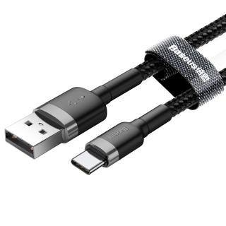 Baseus Cafule USB kabel -USB-C / 2m / 2A černo-šedý CATKLF-CG1