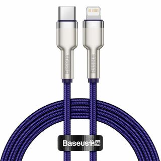 Baseus CATLJK-A05 kabel USB-C PD / Apple Lightning 20W / 1m / fialový
