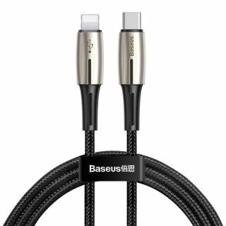 Baseus Drop kabel USB-C PD / Apple Lightning 18W / 1,3m / QC 3.0. black CATLRD-01