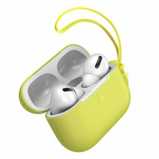 Baseus Lets GO silikonové pouzdro pro Apple AirPods PRO žluté WIAPPOD-D0Y