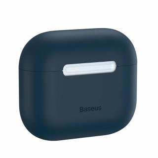 Baseus Super Thin silikonové pouzdro pro Apple AirPods 3 blue / modré