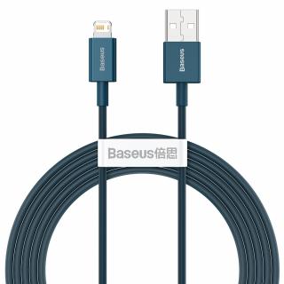 Baseus Superior CALYS-C03 USB kabel - iPhone Lightning / 2m / 2,4A modrý