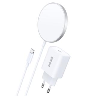 Choetech T517-F bezdrátová nabíječka 15W + 20W PD síťová nabíječka (kompatibilita MagSafe)