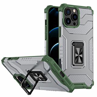 Crystal Ring Case pouzdro / kryt se stojánkem pro iPhone 11 PRO zelená