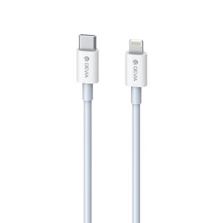 Devia USB kabel USB-C PD - iPhone lightning 1m / 3A / 20W bílý
