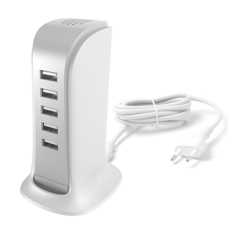 Dudao A5EU stolní nabíječka do sítě 5x USB / max. 25W / 5V / 5A