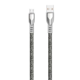 Dudao L3PROM USB kabel - Micro USB / 1m / 5A šedý