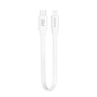 Dudao L6XE kabel USB-C PD - iPhone Lightning 65W / 28cm / bílý