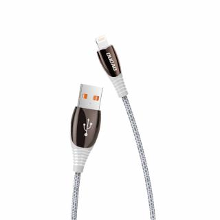 Dudao L7Pro USB kabel - iPhone Lightning / 1,23m / 3A šedý