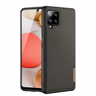 Dux Ducis Fino pouzdro / kryt pro Samsung Galaxy A42 5G šedo-zelené