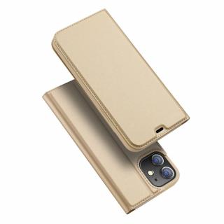 Dux Ducis pouzdro Skin Pro Bookcase Apple iPhone 12 Mini (5,4 ) gold / zlaté