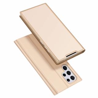 Dux Ducis pouzdro Skin Pro Bookcase Samsung Galaxy S22 Ultra gold / zlaté