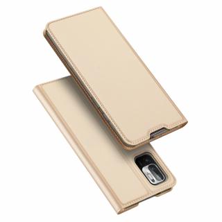 Dux Ducis pouzdro Skin Pro Bookcase Xiaomi RedMi NOTE 10 5G / Poco M3 PRO gold / zlaté