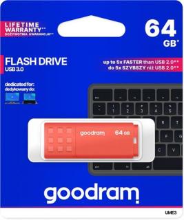 Goodram UME3-0640O0R11, 64GB flash disk / USB 3.0 orange