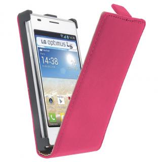 GT Exclusive pouzdro LG E610 Optimus L5 pink + fólie na LCD