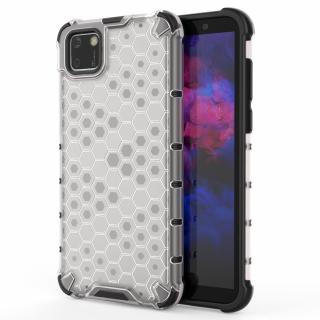 HoneyComb Armor Case odolné pouzdro pro Huawei Y5p clear white