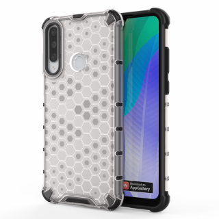 HoneyComb Armor Case odolné pouzdro pro Huawei Y6p clear white