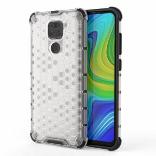 HoneyComb Armor Case odolné pouzdro pro Xiaomi RedMi NOTE 9/ RedMi 10X 4G clear white