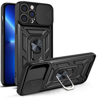 Hybrid Armor CAMSHIELD / odolné pouzdro / kryt 4v1 / pro Apple iPhone 13 PRO 6,1  / černé