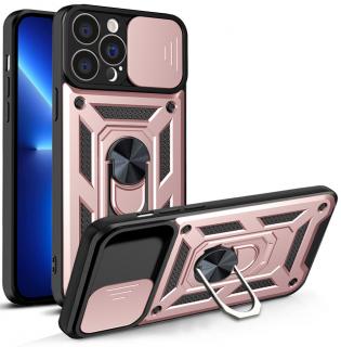 Hybrid Armor CAMSHIELD / odolné pouzdro / kryt 4v1 / pro Apple iPhone 13 PRO 6,1  / růžové