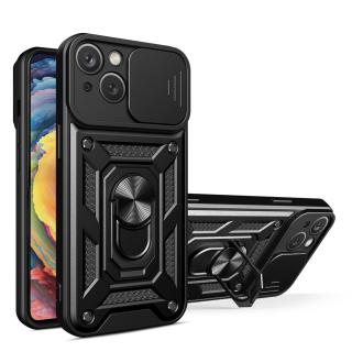 Hybrid Armor CAMSHIELD / odolné pouzdro / kryt 4v1 / pro Apple iPhone 14 (6,1 ) / černé