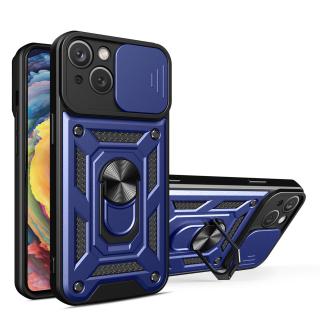 Hybrid Armor CAMSHIELD / odolné pouzdro / kryt 4v1 / pro Apple iPhone 14 (6,1 ) / modré