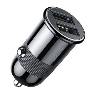 Joyroom C-A06 nabíječka do auta 2x USB / 3,1A černá