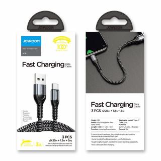 Joyroom N10 KingKong 3x USB kabel pro iPhone 0,25m / 1,2m / 2m / 2,4A