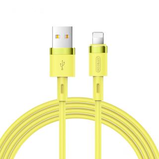 Joyroom S-1224N2 USB kabel - iPhone Lightning / 1,2m / 2,4A žlutý