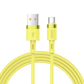 Joyroom S-1224N2 USB kabel - USB-C / 1,2m / 2,4A žlutý