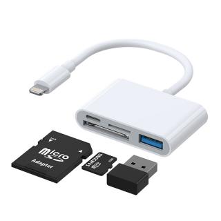 Joyroom S-H142 multifunkční HUB adaptér / OTG / Apple Lightning / USB 3.2 Gen1 (3.0, 3.1)